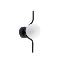 Lámpara pared acero LED integrado negro mate VEYSSOU