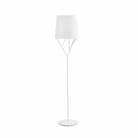 Lámpara suelo acero E27 blanco mate MONTANE