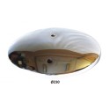 Base pie cromada para lámparas 105mm diámetro redonda
