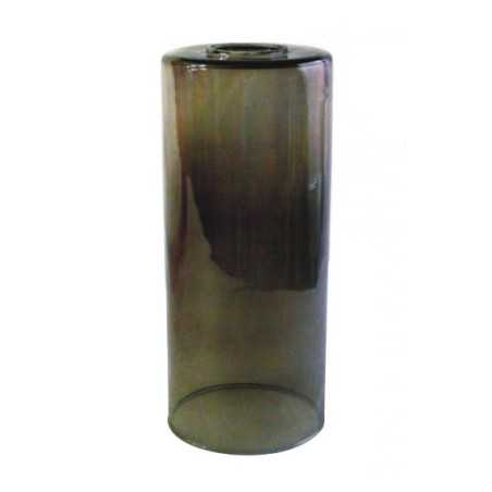 Botella cristal ahumado para lámparas 260mm de alto