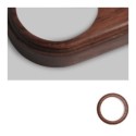 Marco individual madera oscura redondo modular