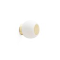 Lámpara pared acero LED integrado dorado mate MEROUX