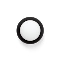 Lámpara pared acero LED integrado negro DAMERY