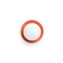 Lámpara pared acero LED integrado naranja SENAUD
