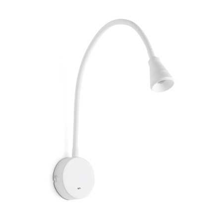 Lámpara pared aluminio LED integrado blanco mate BRENNES