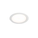 Lámpara techo aluminio LED integrado blanco mate AGASSAC