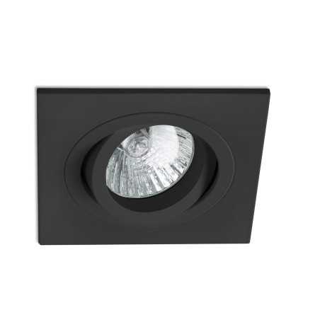 Lámpara techo aluminio GU10 negro mate LONGNES