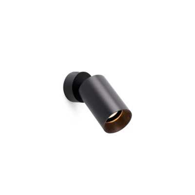 Lámpara pared aluminio LED integrado negro mate LOUDES