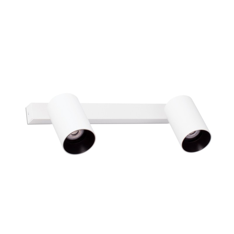 Lámpara pared aluminio GU10 blanco mate CAMOUS