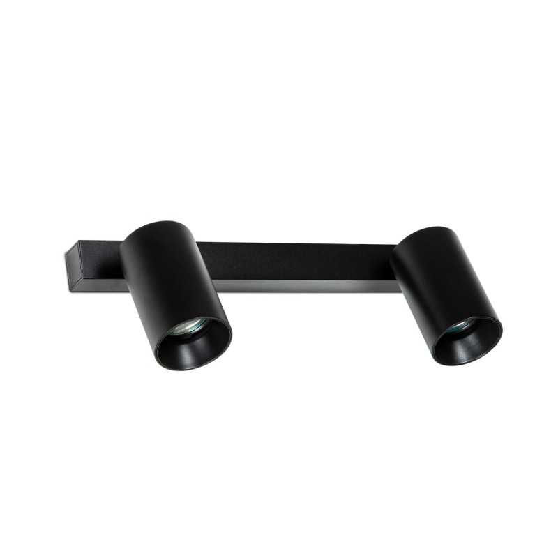 Lámpara pared aluminio GU10 negro mate FLECHY