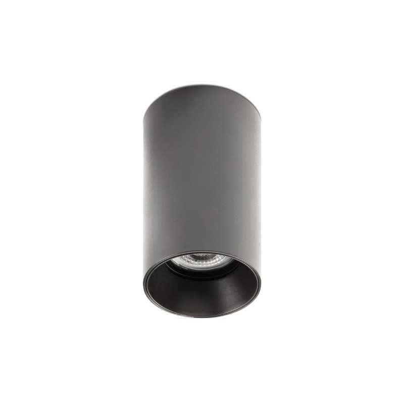 Lámpara techo aluminio GU10 negro mate BLACONS