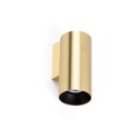 Lámpara pared aluminio GU10 dorado mate QUEUNE