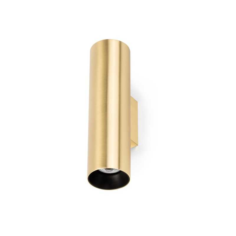 Lámpara pared aluminio GU10 dorado mate MEURSAC