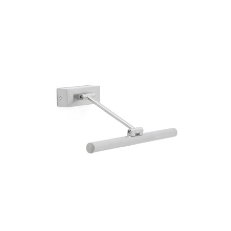 Lámpara pared aluminio LED integrado acero cepillado PONTOUX