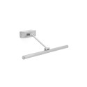 Lámpara pared aluminio LED integrado acero cepillado CREHEN