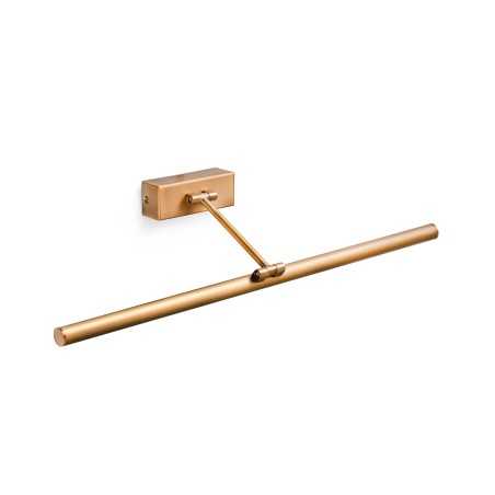Lámpara pared aluminio LED integrado oro antiguo MACOGNY
