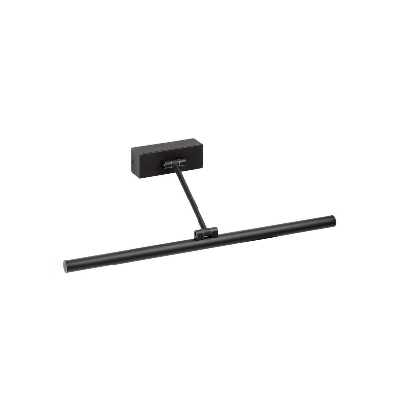Lámpara pared aluminio LED integrado negro mate VIALER