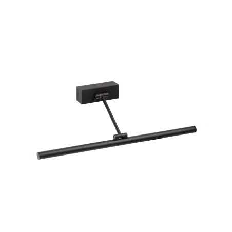 Lámpara pared aluminio LED integrado negro mate VIALER