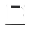 Lámpara techo aluminio LED integrado negro mate PARADOU