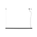 Lámpara techo aluminio LED integrado negro mate BAIXAS