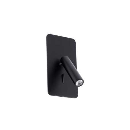Lámpara pared aluminio LED integrado negro mate BOUGLON