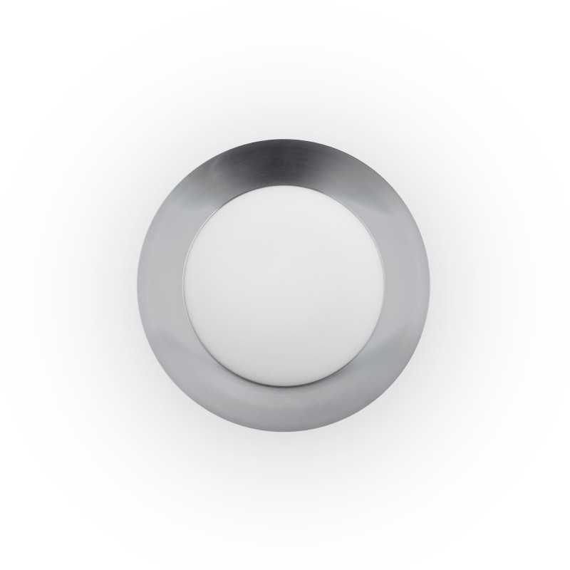 Lámpara pared acero LED integrado blanco mate BELESTA