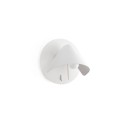 Lámpara pared acero E27 blanco mate MEYNIAL
