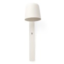 Lámpara pared acero E27 beige CHAMERY