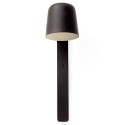 Lámpara pared acero E27 negro MALPALU
