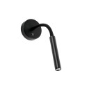 Lámpara pared aluminio LED integrado negro mate LA TOUR