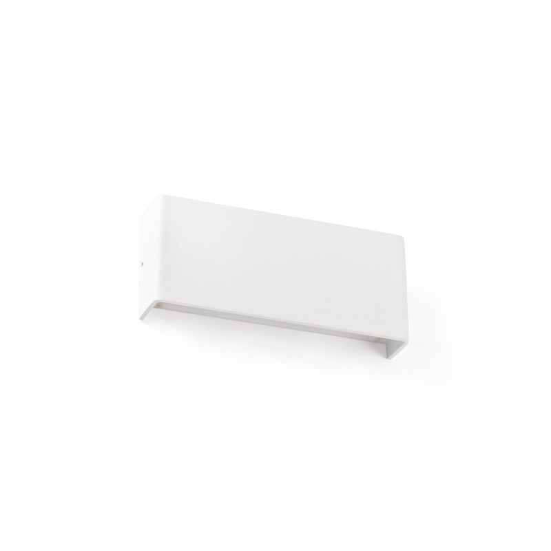 Lámpara pared aluminio LED integrado blanco mate LAUZOUE