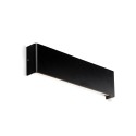 Lámpara pared aluminio LED integrado negro mate VIRLOUP