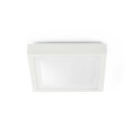 Lámpara techo aluminio E27 blanco mate SIENNE
