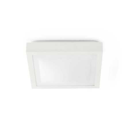 Lámpara techo aluminio E27 blanco mate SIENNE