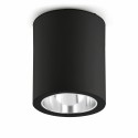Lámpara techo aluminio E27 negro mate CIADOUX