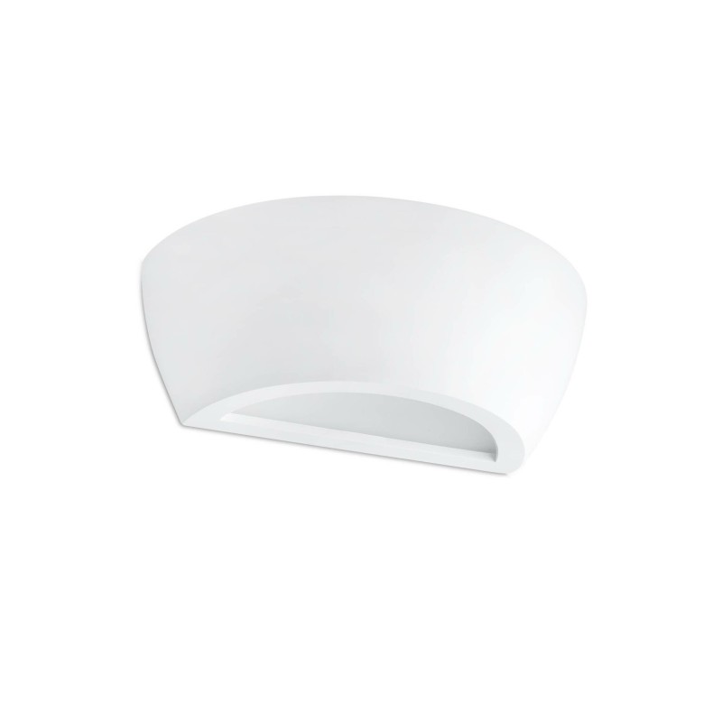 Lámpara pared yeso r7s 78mm blanco mate VILLON