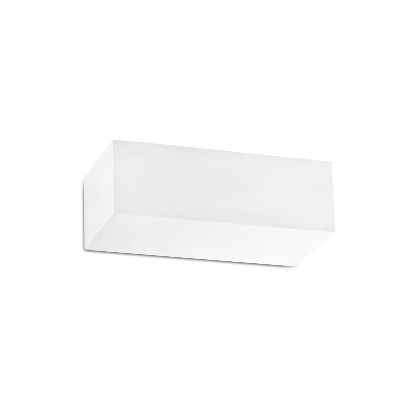 Lámpara pared yeso G9 blanco mate CLEMERY