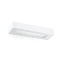 Lámpara pared yeso E14 blanco mate SALAVRE