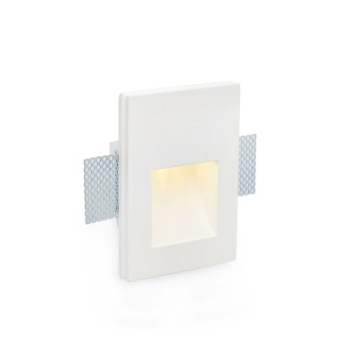 Lámpara pared yeso LED integrado blanco mate VENOUSE