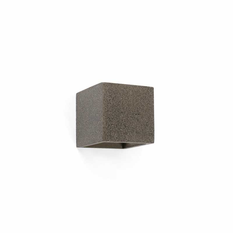 Lámpara pared cemento G9 gris MANCIET
