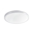 Lámpara techo aluminio LED integrado acero cepillado HOUSSEN