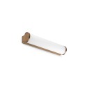 Lámpara pared aluminio LED integrado bronce cepillado LA TAYE