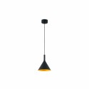 Lámpara techo acero LED integrado negro LANGIS