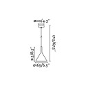 Lámpara techo acero LED integrado negro LANGIS
