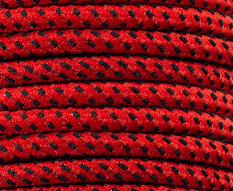 Cables decorativos textiles para lámparas: tipos de cables y usos