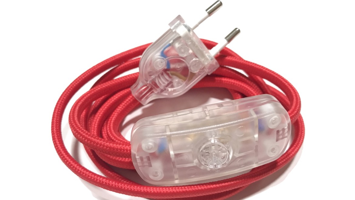 Cables, conexiones e interruptores para lámparas