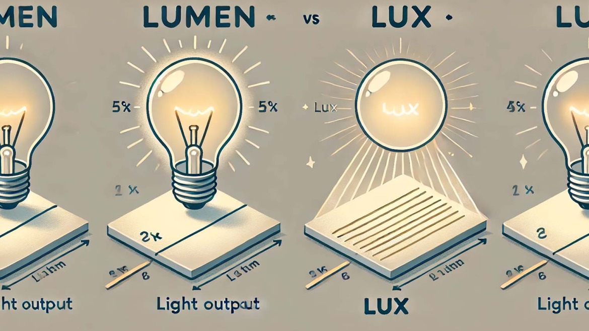 ¿Qué diferencia existe entre lumen y lux? Te lo explicamos de forma sencilla
