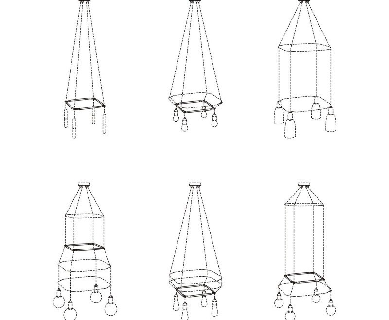 Cómo crear lámparas tipo araña con nuestras nuevas estructuras