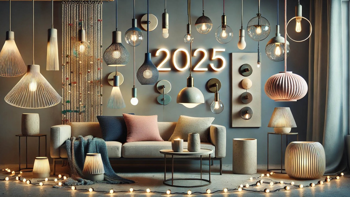 Tendencias de Iluminación DIY para 2025: estilos y materiales