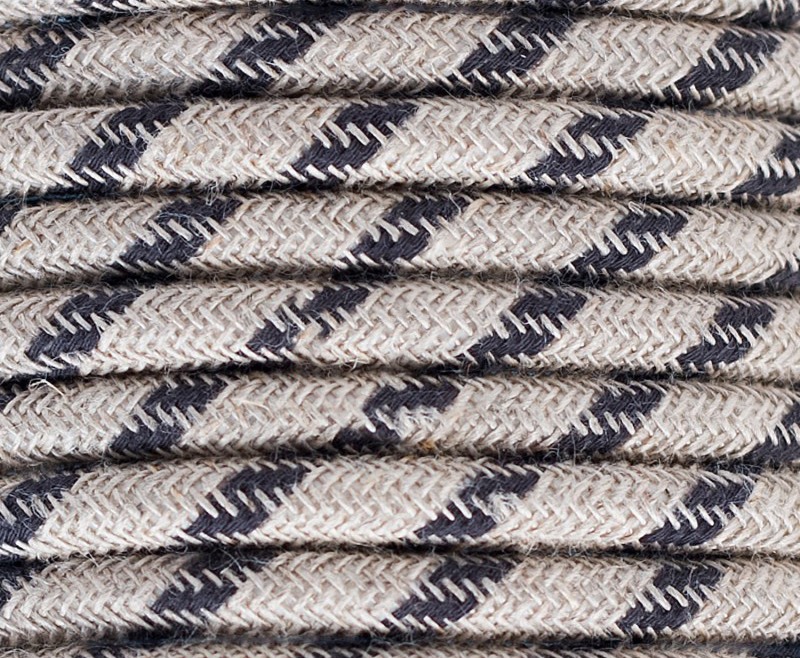 Crear lámparas con cables textiles decorativos